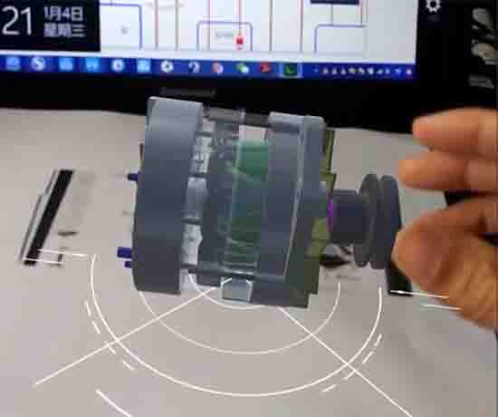 北汽電動機驅(qū)動器VR3D教學實訓軟件